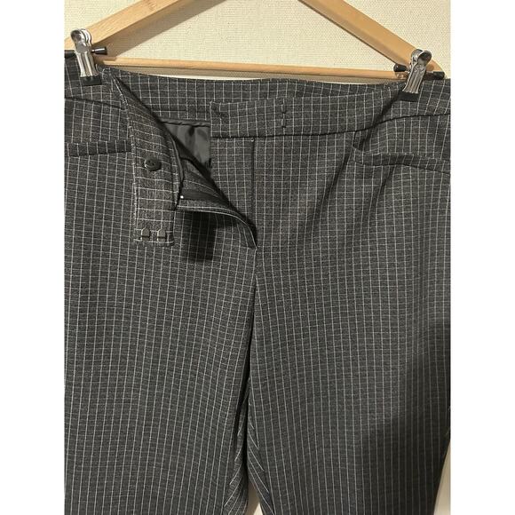 Lane Bryant Women’s Plus Sz 18 Pants Black Checked Straight Leg Zipper Legs NWT - Picture 6 of 16